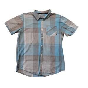 O'Neill Men's button down, short sleeve, Aloha/short sleeve shirt. Vintage; LG